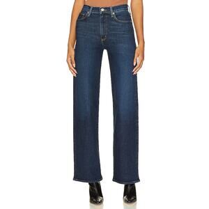 Agolde Harper Mid-Rise Straight Wide-Leg Jeans